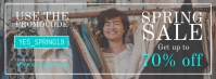 Clothes Apparel Big Sale Banner for Facebook template