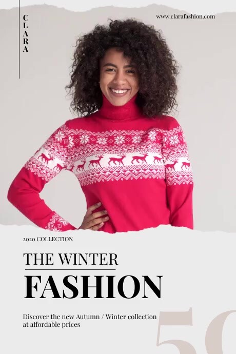 Clothes Fashion Poster Template | PosterMyWall