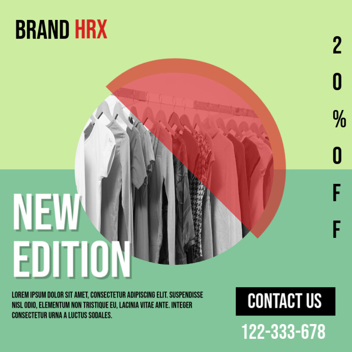 Clothes flyers Template | PosterMyWall