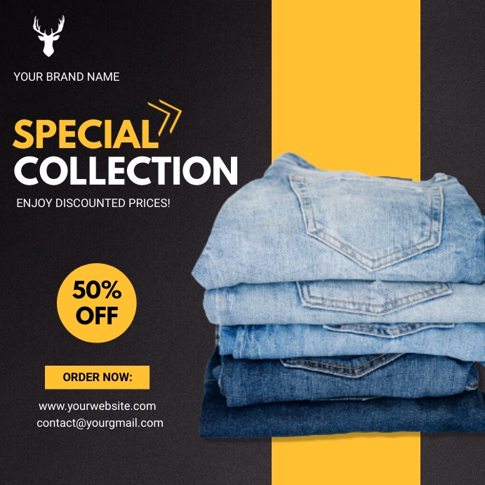 clothes store poster Template | PosterMyWall