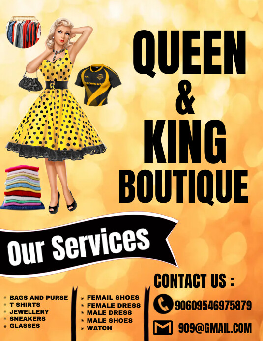 clothing boutique flyers template