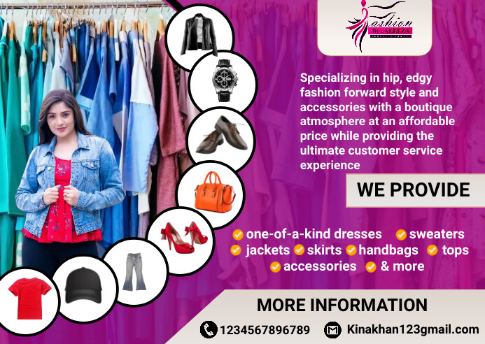 clothing boutique poster Template | PosterMyWall