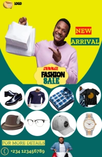 Clothing Tabloid template