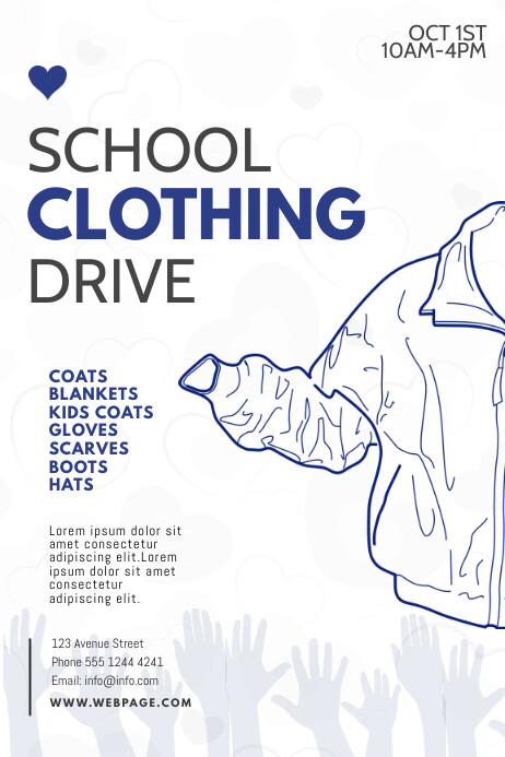 Image 6 for Clothing Drive Flyer Template