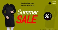 Clothing Sale Banner Anuncio de Facebook template