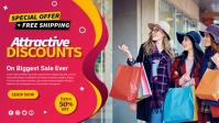 Clothing Store Banner Facebook Cover Video (16:9) template