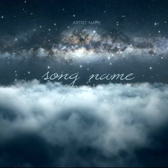 Cloud CD Album Cover Video Template