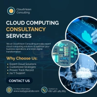 Cloud Computing Consultant Services Instagram template