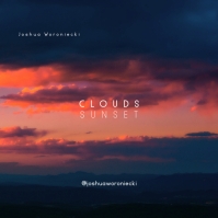 Sunset Clouds Sky Music Mixtape CD Cover Template | PosterMyWall