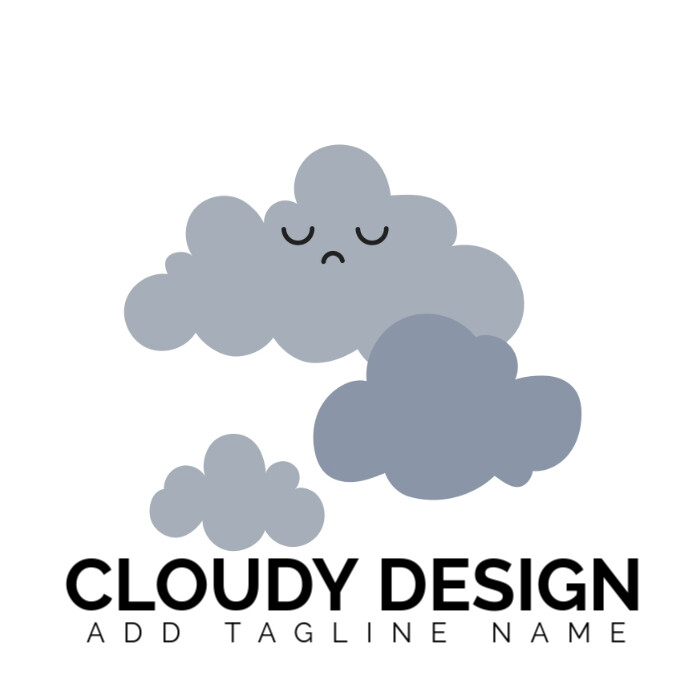 CLOUDY Logo template