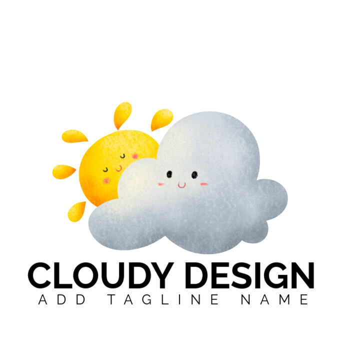 CLOUDY Logo template