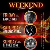 club bar lounge line up schedule template Wpis na Instagrama