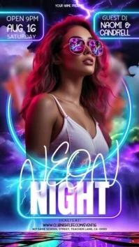 club bar lounge pub adult event story invitation template