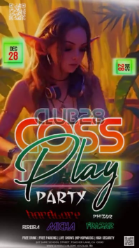 Club Cosplay Party Event WITH SOUND Instagram Story template
