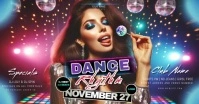 CLUB dance PARTY INVITATION VIDEO TEMPLATE Image partagée Facebook
