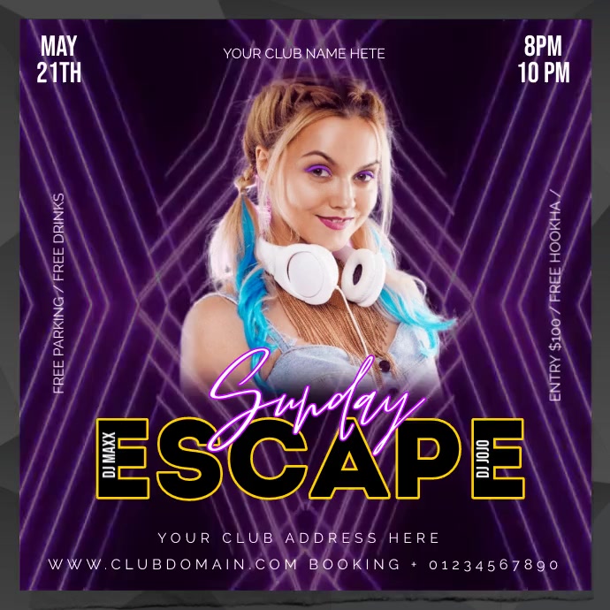 CLUB Template | PosterMyWall