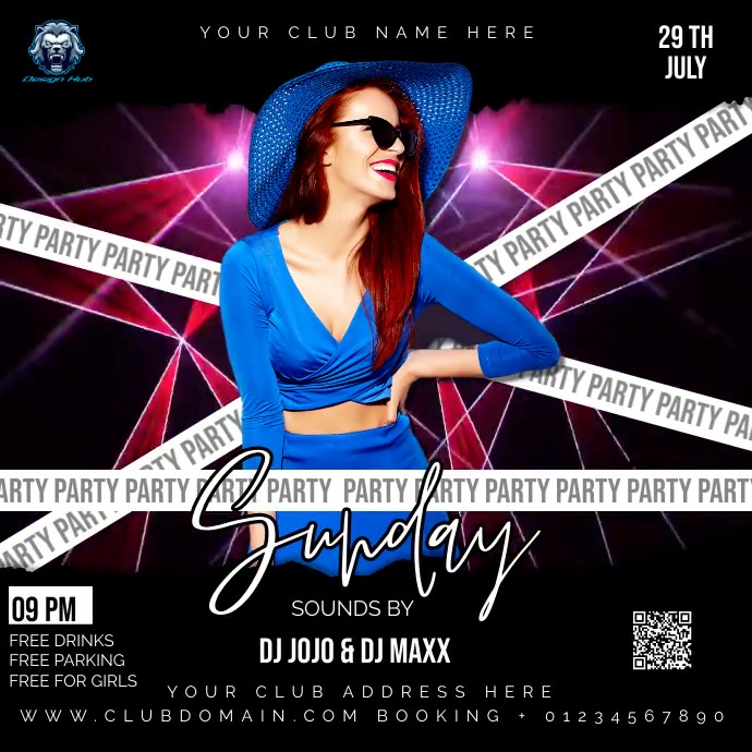 Copy of CLUB | PosterMyWall