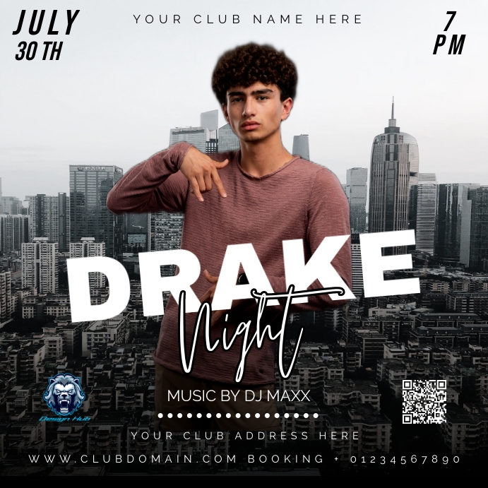 CLUB Template | PosterMyWall