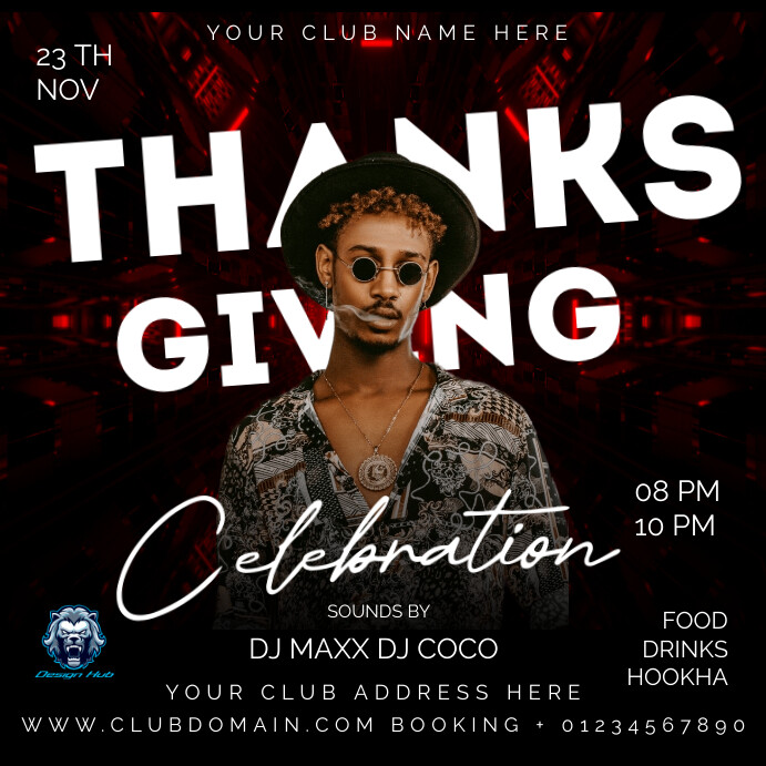 CLUB Template | PosterMyWall