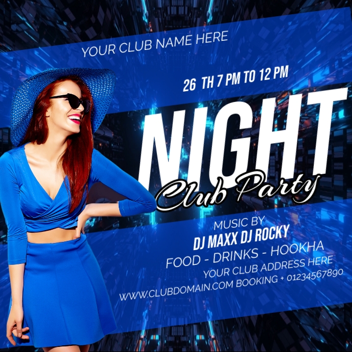 CLUB Template | PosterMyWall