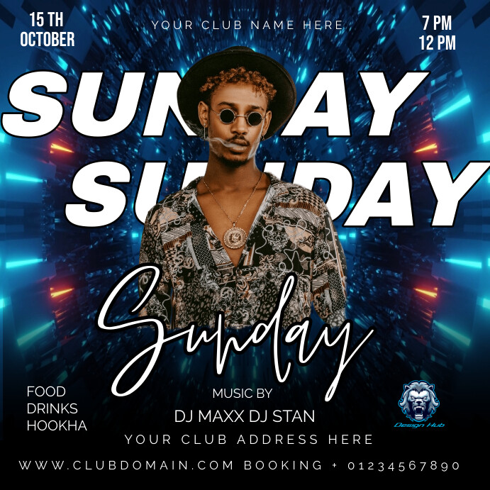 CLUB Template | PosterMyWall