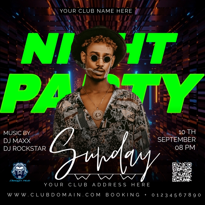 CLUB Template | PosterMyWall