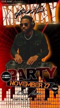 Club Dj Party Event Night Design Template Instagram Story