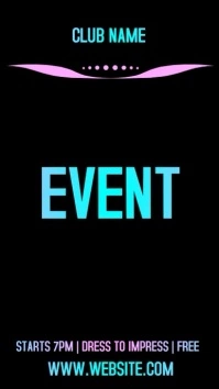 CLUB EVENT AD SOCIAL MEDIA TEMPLATE Instagram Story