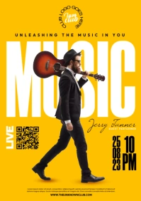 Club Event A4 template