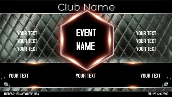 Club Event Promotion Template | PosterMyWall