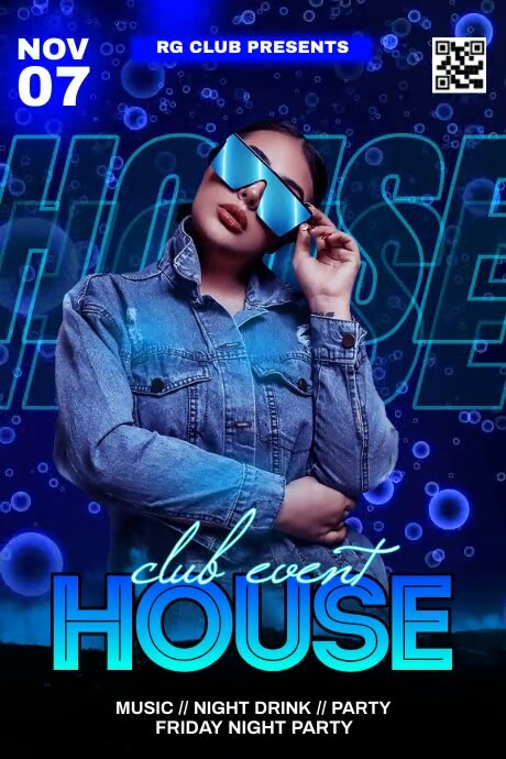 Club Event Image Club Event House Party Template | PosterMyWall