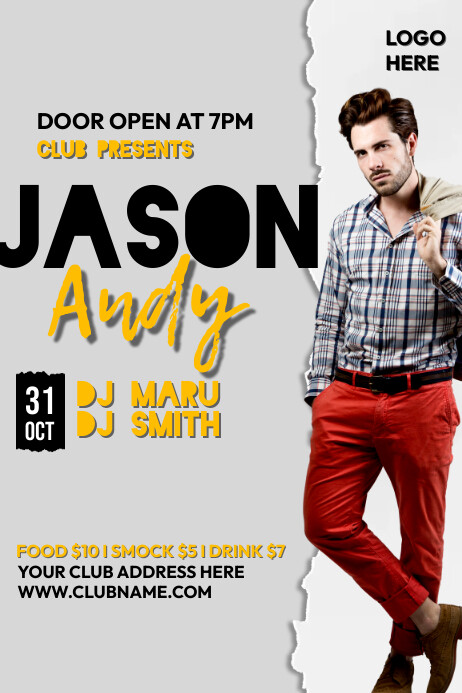 Club Poster Layout Club Event Poster Template | PosterMyWall