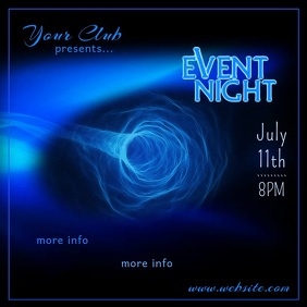Club Event Video Template | PosterMyWall