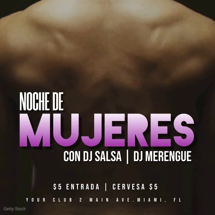 Plantilla de Club Latin Latino Nights Video Ad | PosterMyWall