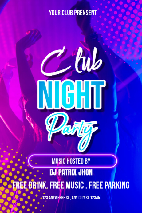 Copy of Club night party | PosterMyWall