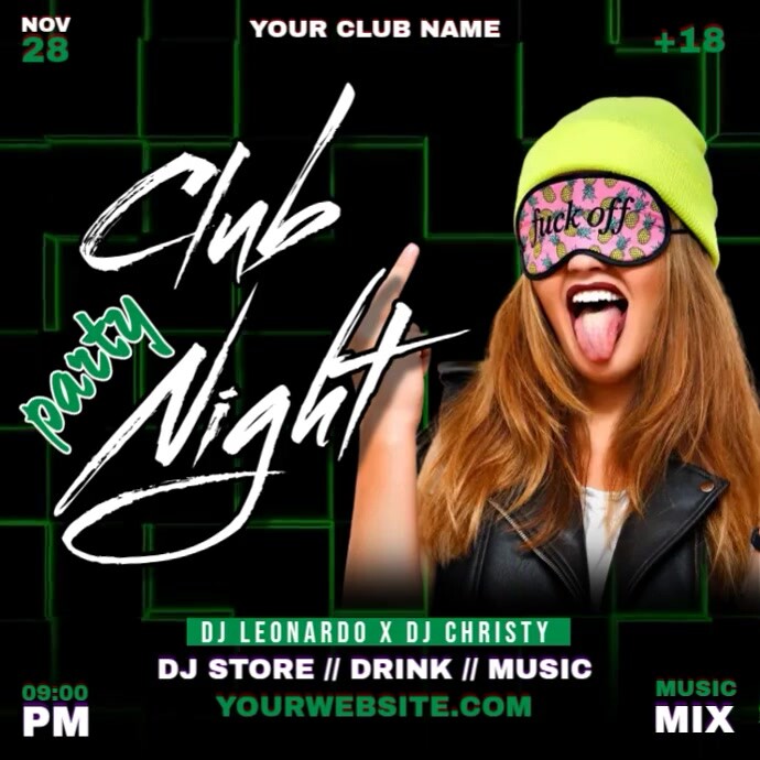 Copy of Club Night Party | PosterMyWall