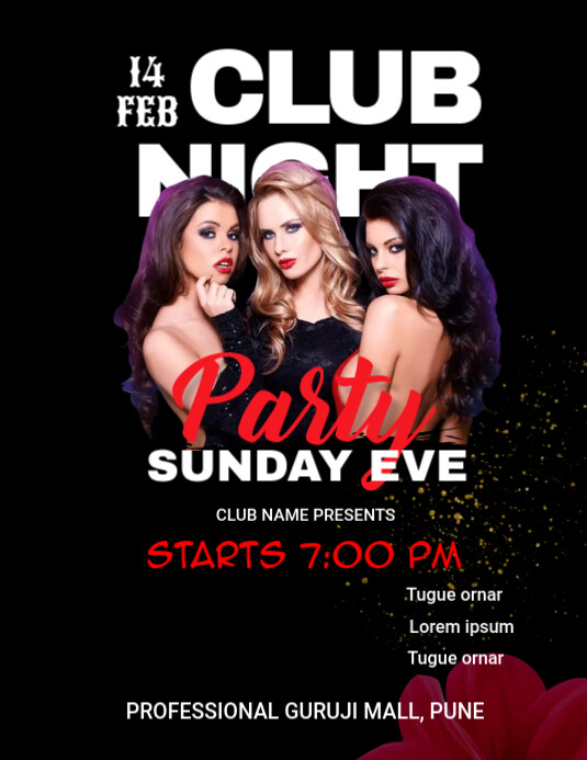 Copy of CLUB NIGHT PARTY | PosterMyWall