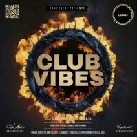 Club Night Party Event Ad Design Template Квадрат (1 : 1)