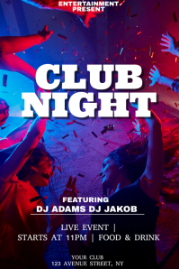 Schlager Party Nacht German Deutsch Event Disco Retro Oldies Template Postermywall