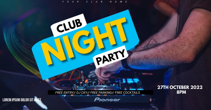 club night party Template | PosterMyWall