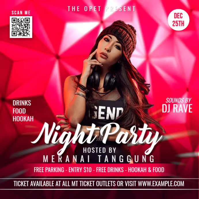 Club Part Ads Template Postermywall Club Part Ads Template Postermywall