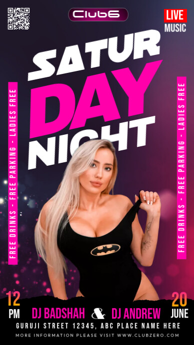 Club Party (10) Instagram Story template