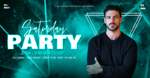 Club Party Ads Banner Изображение, которым поделились на Facebook template