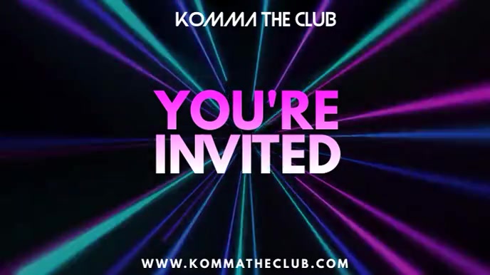 Copy of Club party animation | PosterMyWall