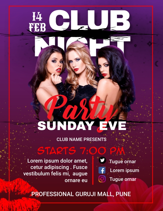 Club party Template | PosterMyWall
