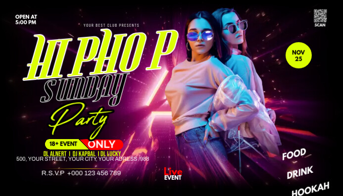 Club Party Template | PosterMyWall