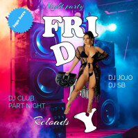 Club party Instagram Post template