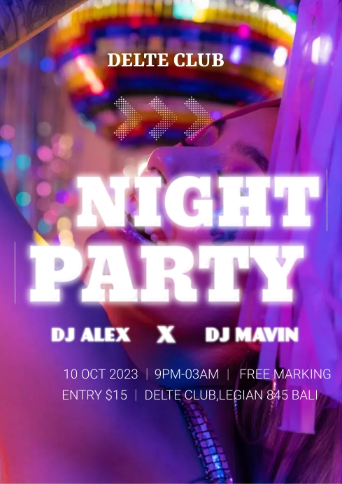 Club Party Template | PosterMyWall