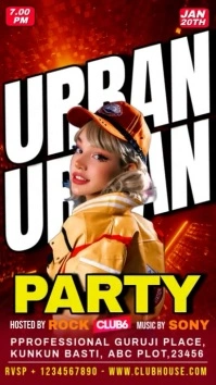 club party digital template