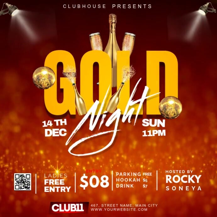 club party digital Template | PosterMyWall